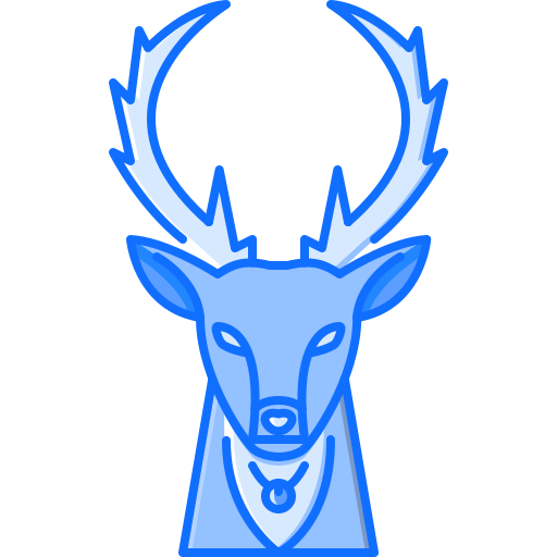 cervo Coloring Blue Ícone