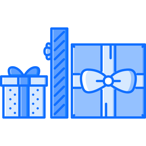 cadeaus Coloring Blue icoon