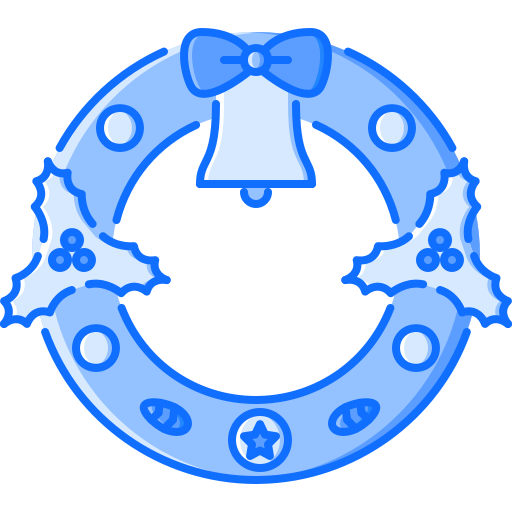 guirnalda Coloring Blue icono