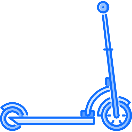 Scooter Coloring Blue icon