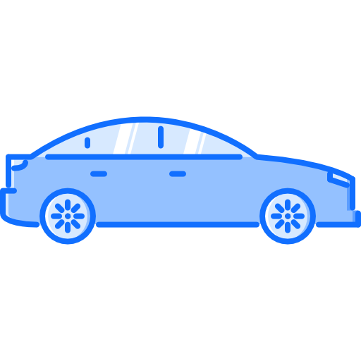 limousine Coloring Blue icon