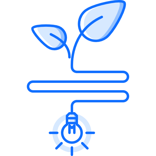 Sprout Coloring Blue icon