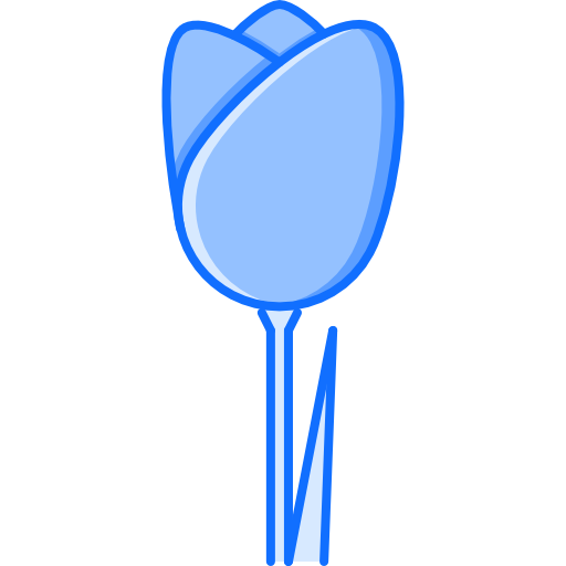 Tulip Coloring Blue icon
