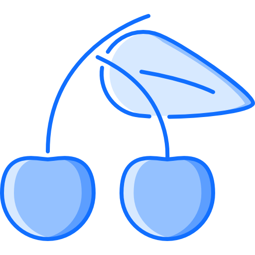 kirsche Coloring Blue icon