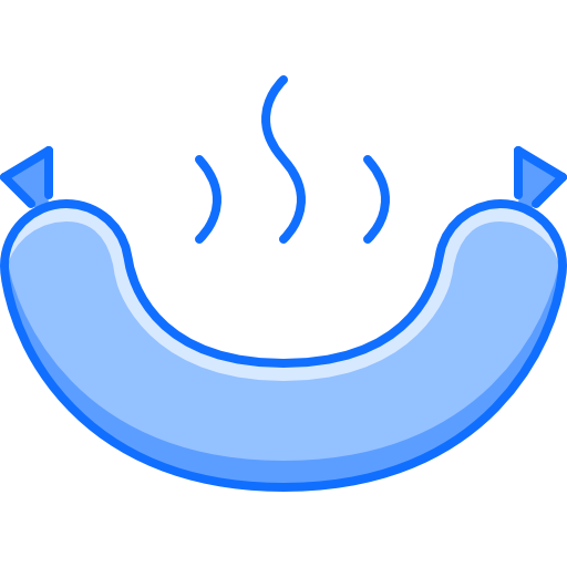 salchicha Coloring Blue icono