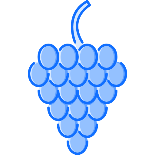 Grapes Coloring Blue icon