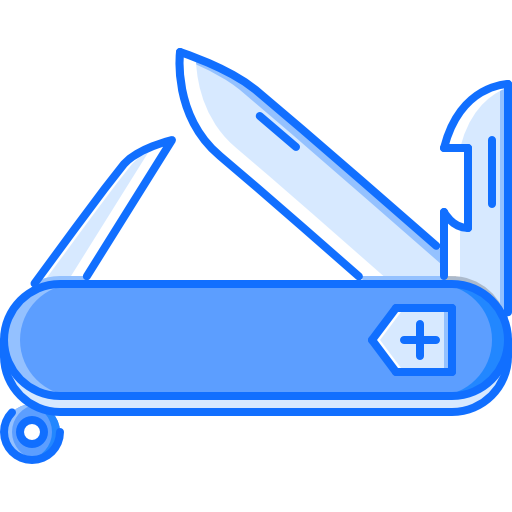 coltello svizzero Coloring Blue icona