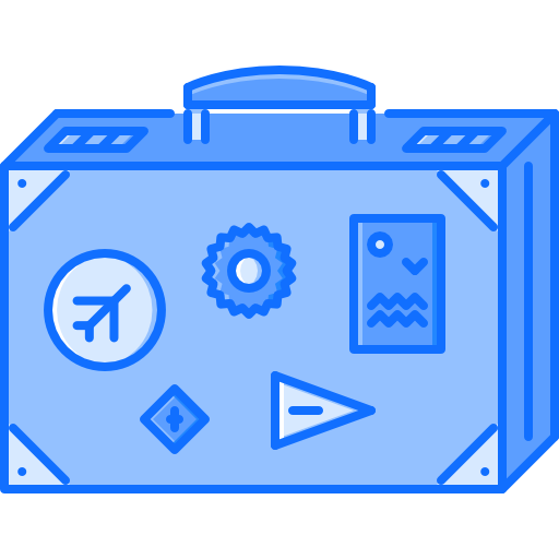 walizka Coloring Blue ikona