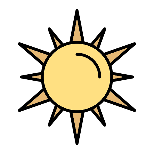 sonne Generic Outline Color icon