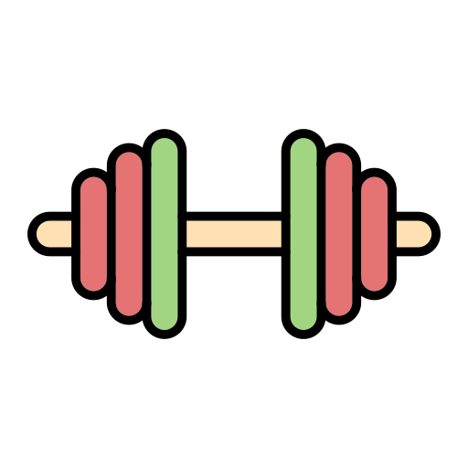 Dumbell Generic Outline Color icon