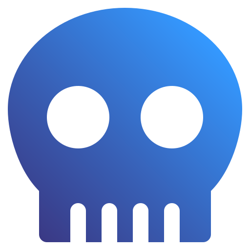 Skull Generic Flat Gradient icon