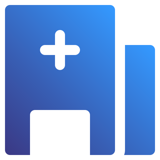 Hospital building Generic Flat Gradient icon