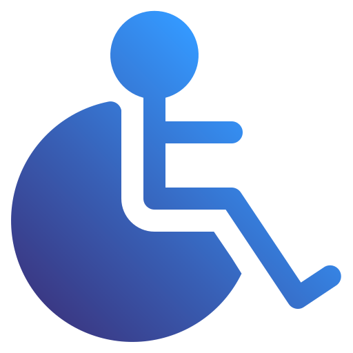 niepełnosprawny Generic Flat Gradient ikona