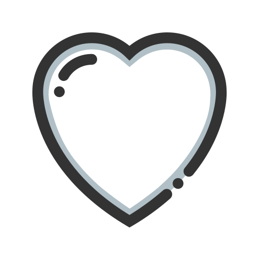 corazón Generic Outline Color icono