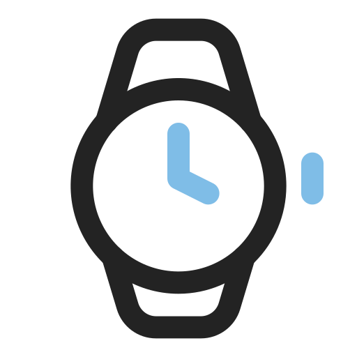 reloj inteligente Generic Outline Color icono