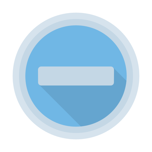 マイナスボタン Generic Flat icon