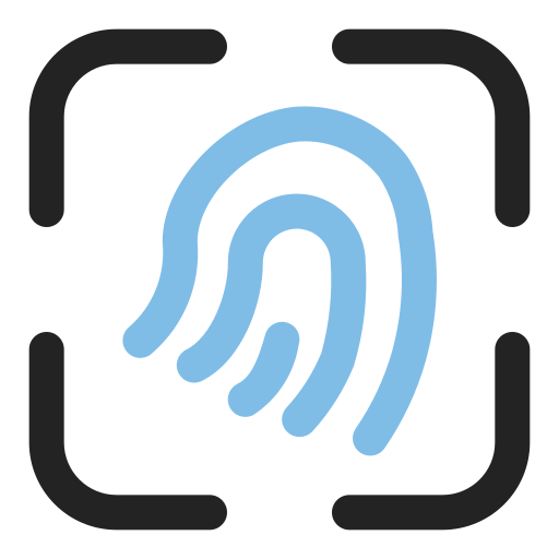 Finger scanner Generic Outline Color icon