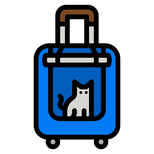 猫のキャリア Generic Outline Color icon