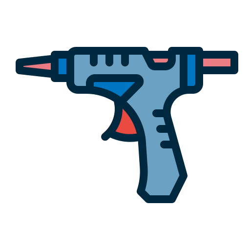 Glue gun Generic Outline Color icon