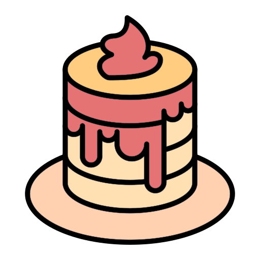 Pancakes Generic Outline Color icon