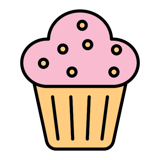 Muffin Generic Outline Color icon