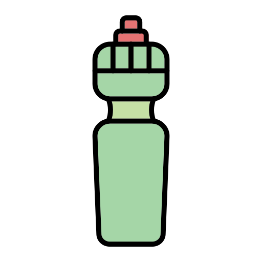 sport fles Generic Outline Color icoon