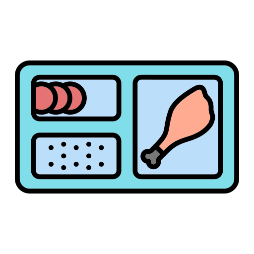 出来上がった食事 Generic Outline Color icon