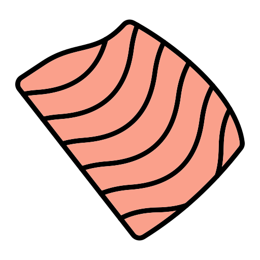 salmão Generic Outline Color Ícone