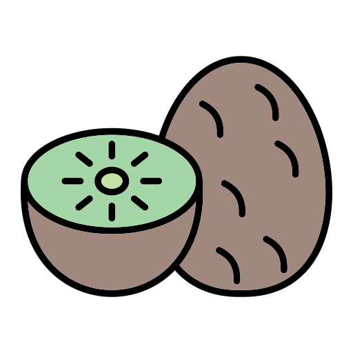 kiwi Generic Outline Color icono