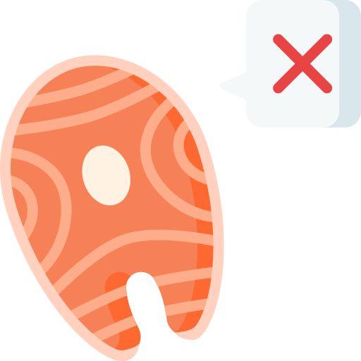 alergia al pescado Special Flat icono