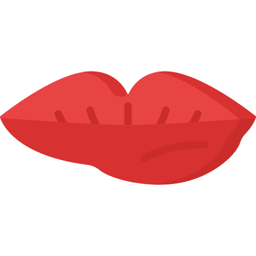 Swollen lips Special Flat icon