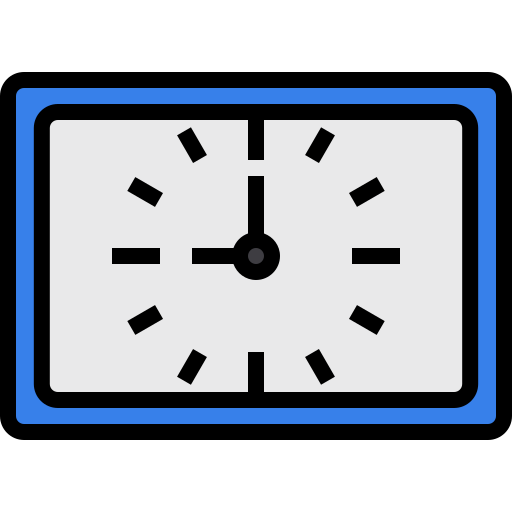 horloge Generic Outline Color Icône
