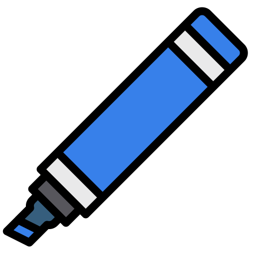 マーカー Generic Outline Color icon
