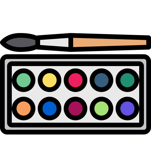 Палитра темного художника Generic Outline Color иконка