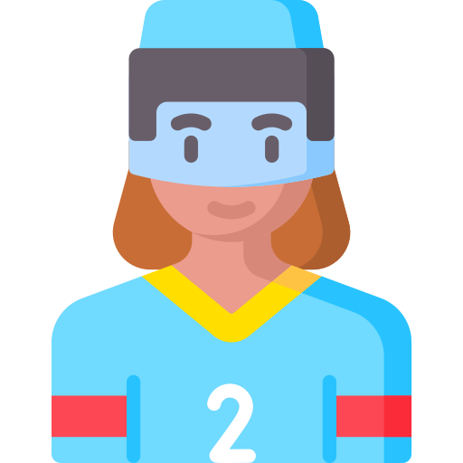 Hockey player Special Flat icon
