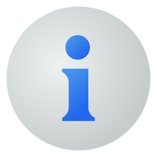 informacja Generic Flat Gradient ikona