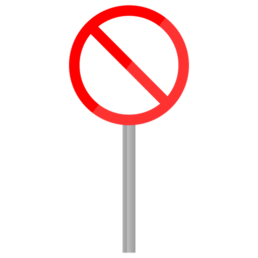 proibito Generic Flat icona