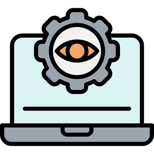 vision Generic Outline Color icon