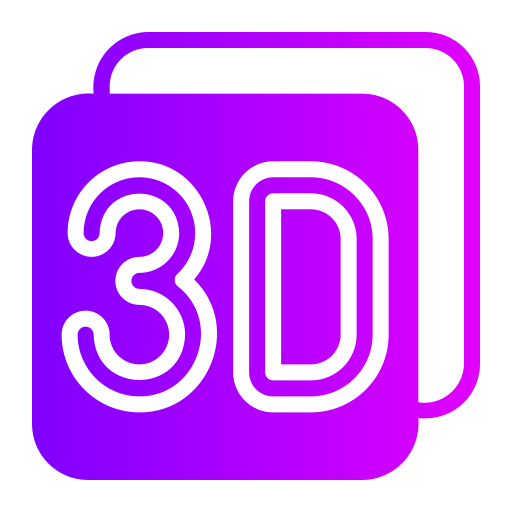 3d Generic Flat Gradient ikona