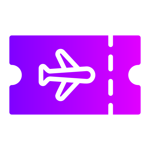 Ticket flight Generic Flat Gradient icon