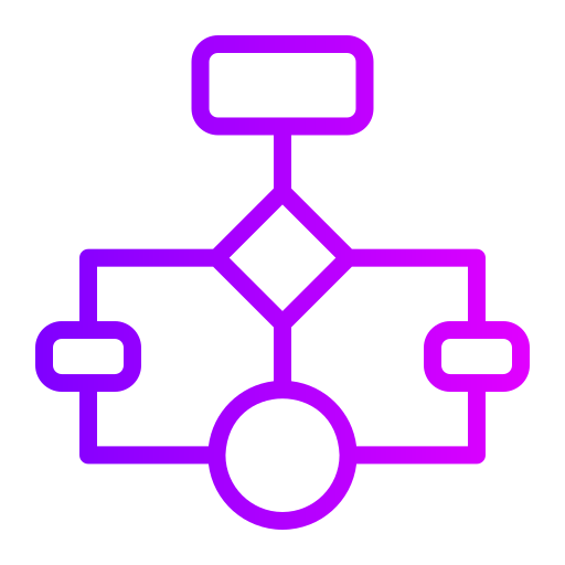 flussdiagramm Generic Gradient icon