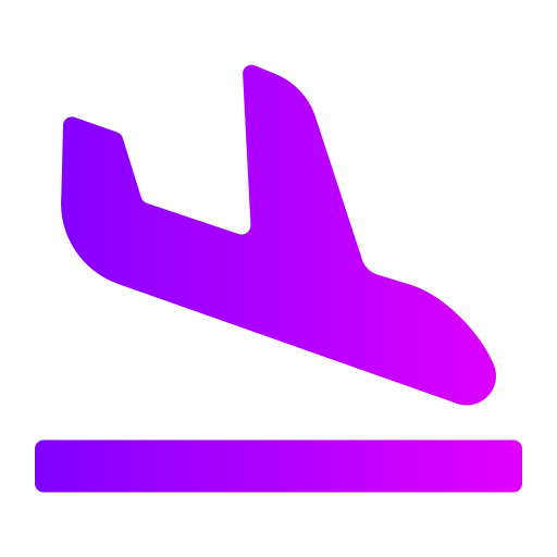 lądowanie Generic Flat Gradient ikona