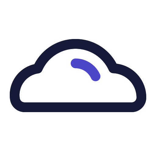 nube Generic Outline Color icono