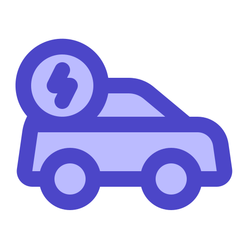 Electric car Generic Blue icon