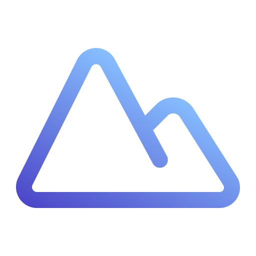 montagna Generic Gradient icona