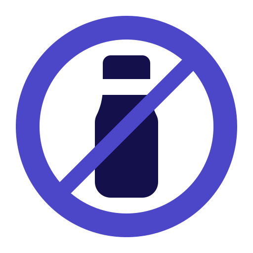 No plastic bottles Generic Flat icon
