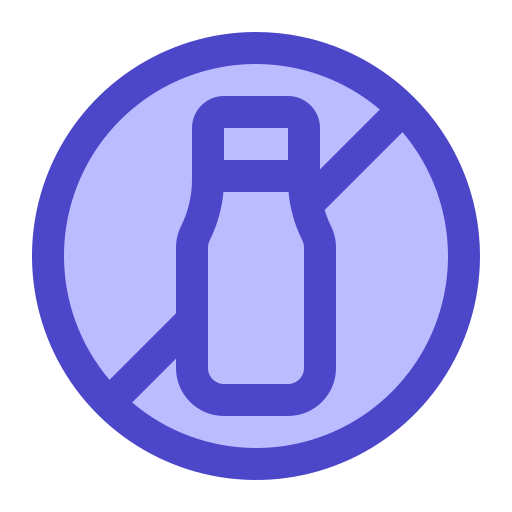 No plastic bottles Generic Blue icon