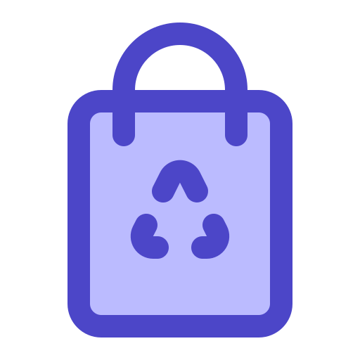 bolsa de reciclaje Generic Blue icono