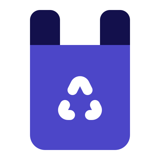 リサイクルビニール袋 Generic Flat icon