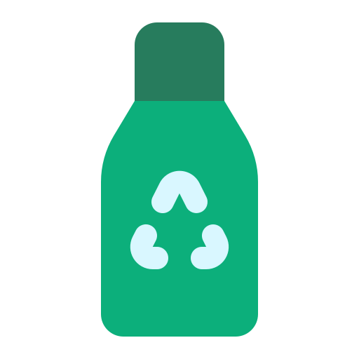bouteille de recyclage Generic Flat Icône